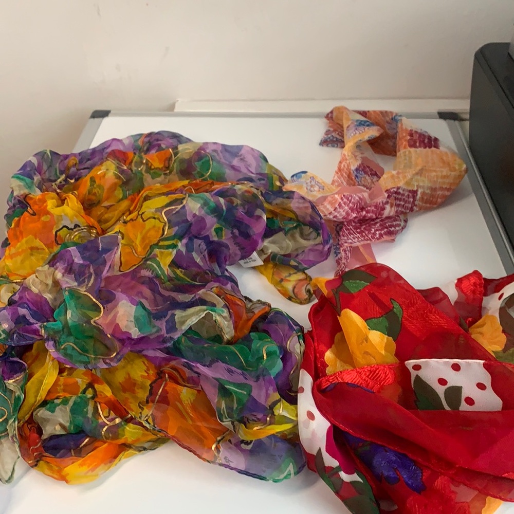 Vintage Sheer Ladies Scarves